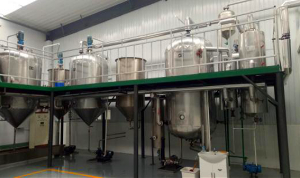 湖南2吨茶籽油加工设备安装案例
